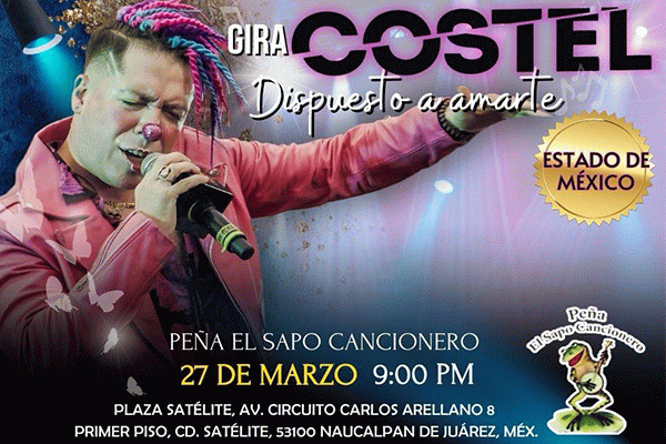 Costel Concierto Acústico Sapo Cancionero